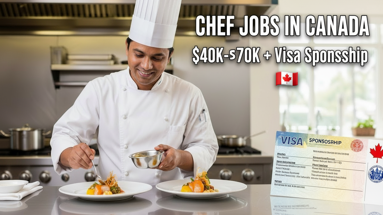 Chef Jobs In Canada With Visa Sponsorship