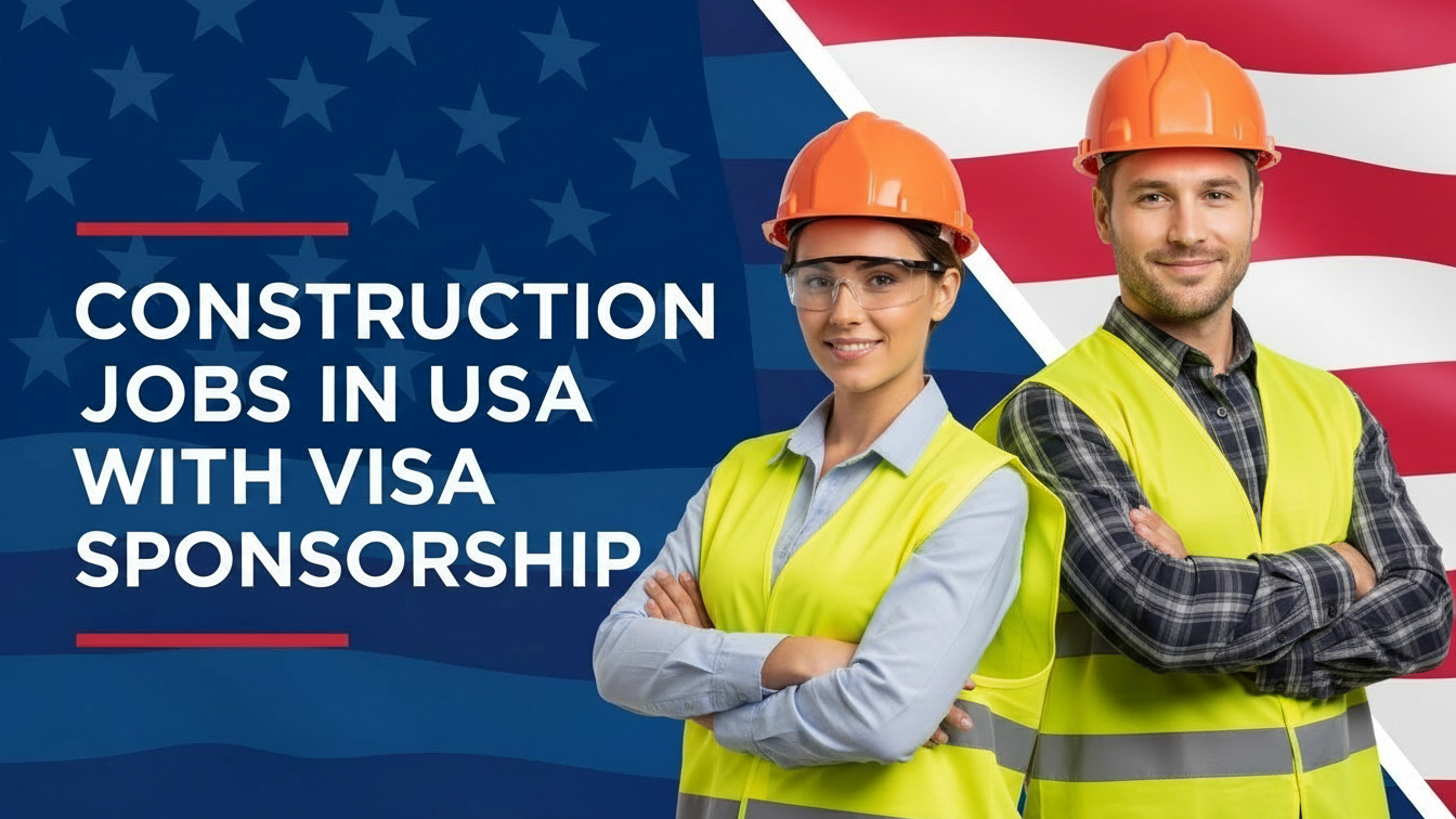 Construction Jobs in USA With Visa Sponsorship