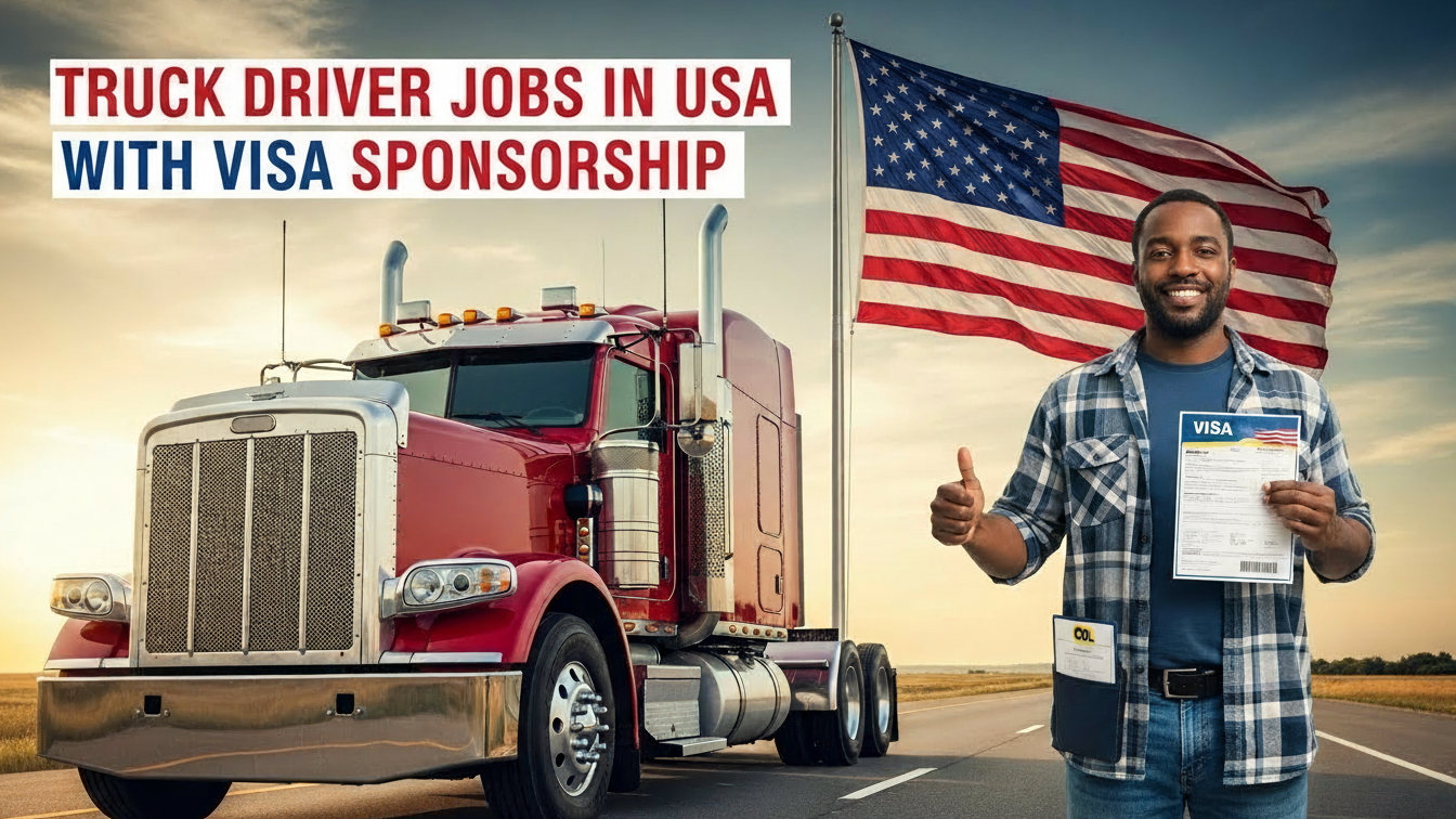 Truck Driver Jobs In USA With Visa Sponsorship